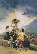 Francisco de Goya The grape harvest painting